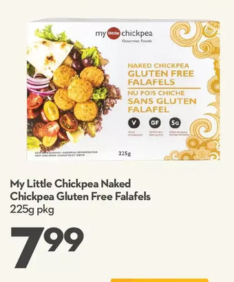 Longo's My little chickpea naked chickpea gluten free falafels offer