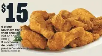 Valu-mart 9 piece southern style fried chicken offer