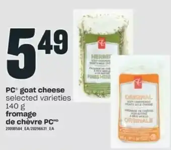 Valu-mart Pc goat cheese offer