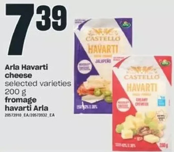 Valu-mart Arla havarti cheese offer