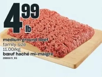 Valu-mart Medium ground beef offer