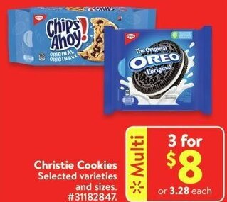 Walmart Christie Cookies offer