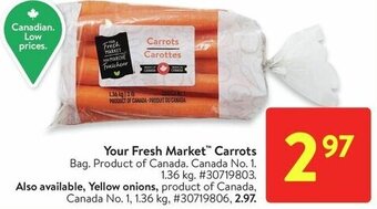 Walmart Your Fresh Market Carrots offer