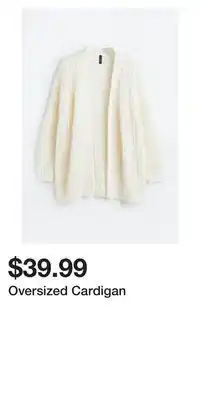 H&M Oversized cardigan offer