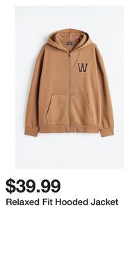 H&M Relaxed fit hooded jacket offer