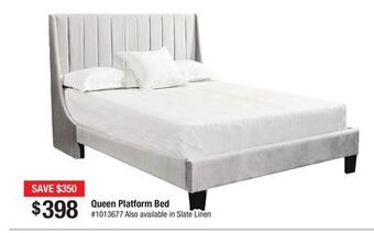 Bad Boy Superstore Queen platform bed offer