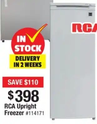 Bad Boy Superstore Rca upright freezer offer