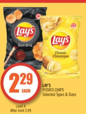 Shoppers Drug Mart Lay's potato chips offer