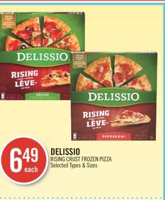 Shoppers Drug Mart Delissio rising crust frozen pizza offer