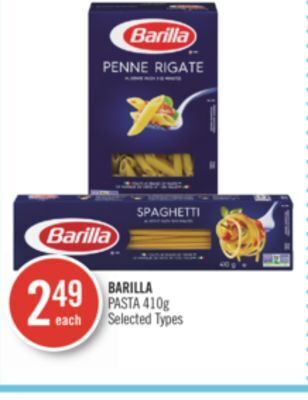 Shoppers Drug Mart Barilla pasta offer