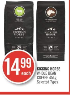 Shoppers Drug Mart Kicking horse whole bean coffee offer