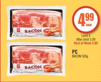 Shoppers Drug Mart Pc bacon offer