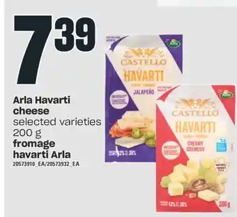 Independent City Market Arla havarti cheese, 200 g offer