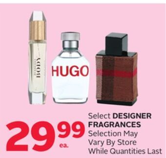 Rexall Select designer fragrances offer