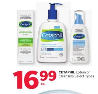 Rexall Cetaphil lotion or cleansers offer
