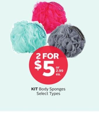 Rexall Kit body sponges offer