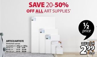 JYSK Artico/artiste stretched canvas offer