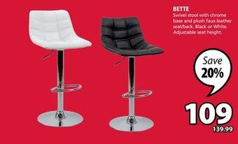 JYSK Bette swivel stool offer