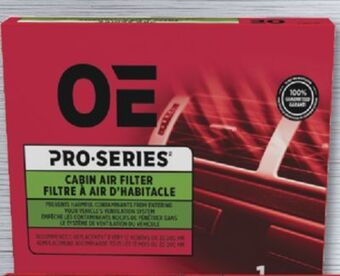PartSource Oe cabin air filters offer