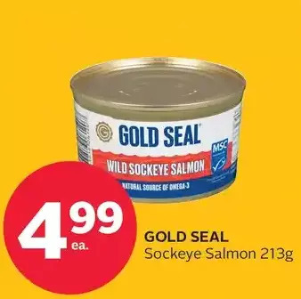 Rexall Gold seal sockeye salmon offer