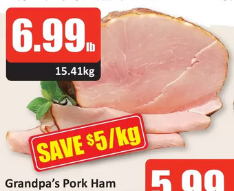 Starsky Grandpa's pork ham offer