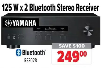 2001 Audio Video Yamaha 125 w x 2 bluetooth stereo receiver offer