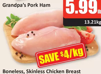 Starsky Boneless, skinless chicken breast offer