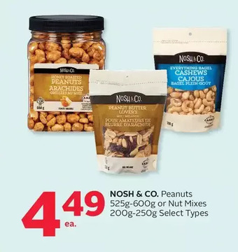 Rexall Nosh & co. peanuts or nut mixes offer