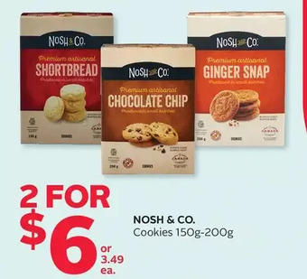 Rexall Nosh & co. cookies offer