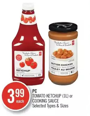 Shoppers Drug Mart Pc tomato ketchup or cooking sauce offer