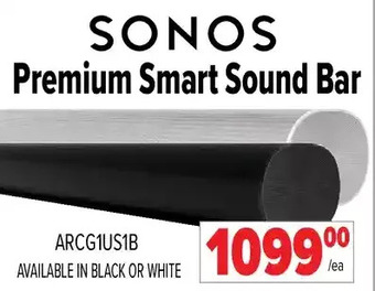 2001 Audio Video Sonos premium smart sound bar offer