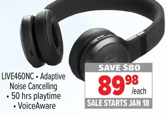 2001 Audio Video Jbl wireless on-ear nc headphones offer