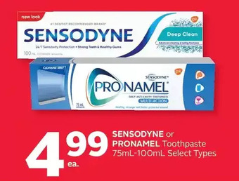 Rexall Sensodyne or pronamel toothpaste offer