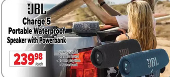 2001 Audio Video Jbl charge 5 portable waterproof speaker with powerbank offer