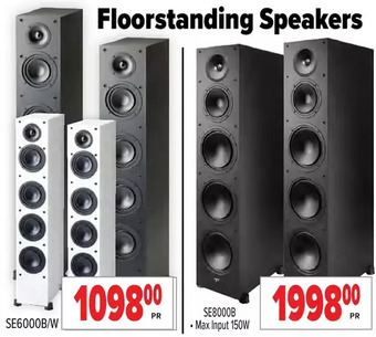 2001 Audio Video Floorstanding speakers offer