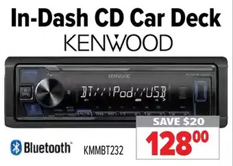 2001 Audio Video Kenwood in-dash cd car deck offer