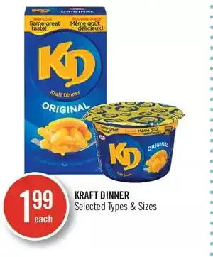 Shoppers Drug Mart Kraft dinner offer