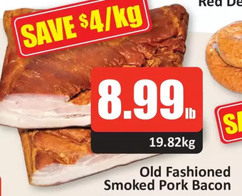 Starsky Old fashioned smoked pork bacon offer