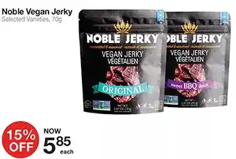 Bulk Barn Noble vegan jerky offer