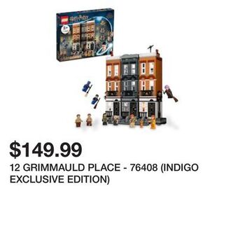 Chapters Indigo 12 grimmauld place - 76408 (indigo exclusive edition) offer