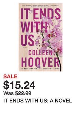 Chapters Indigo It ends with us: a novel offer