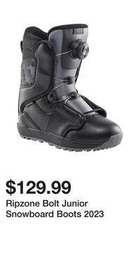 Sport Chek Ripzone bolt junior snowboard boots 2023 offer
