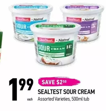 Coppa's Fresh Market Sealtest sour cream offer