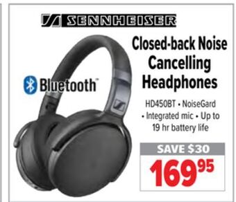 2001 Audio Video Closed-back noise cancelling headphones offer