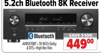 2001 Audio Video 5.2ch bluetooth 8k receiver offer