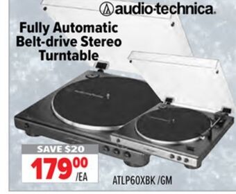 2001 Audio Video Fully automatic belt-drive stereo turntable offer