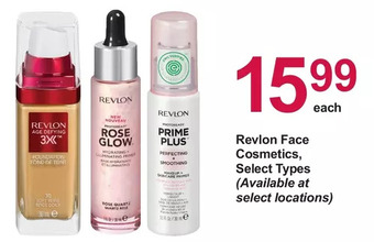 Pharmasave Revlon face cosmetics offer