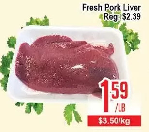 Skyland Foodmart Fresh pork liver offer