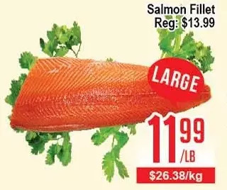 Skyland Foodmart Salmon fillet offer