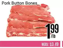 Nations Fresh Foods Pork button bones offer